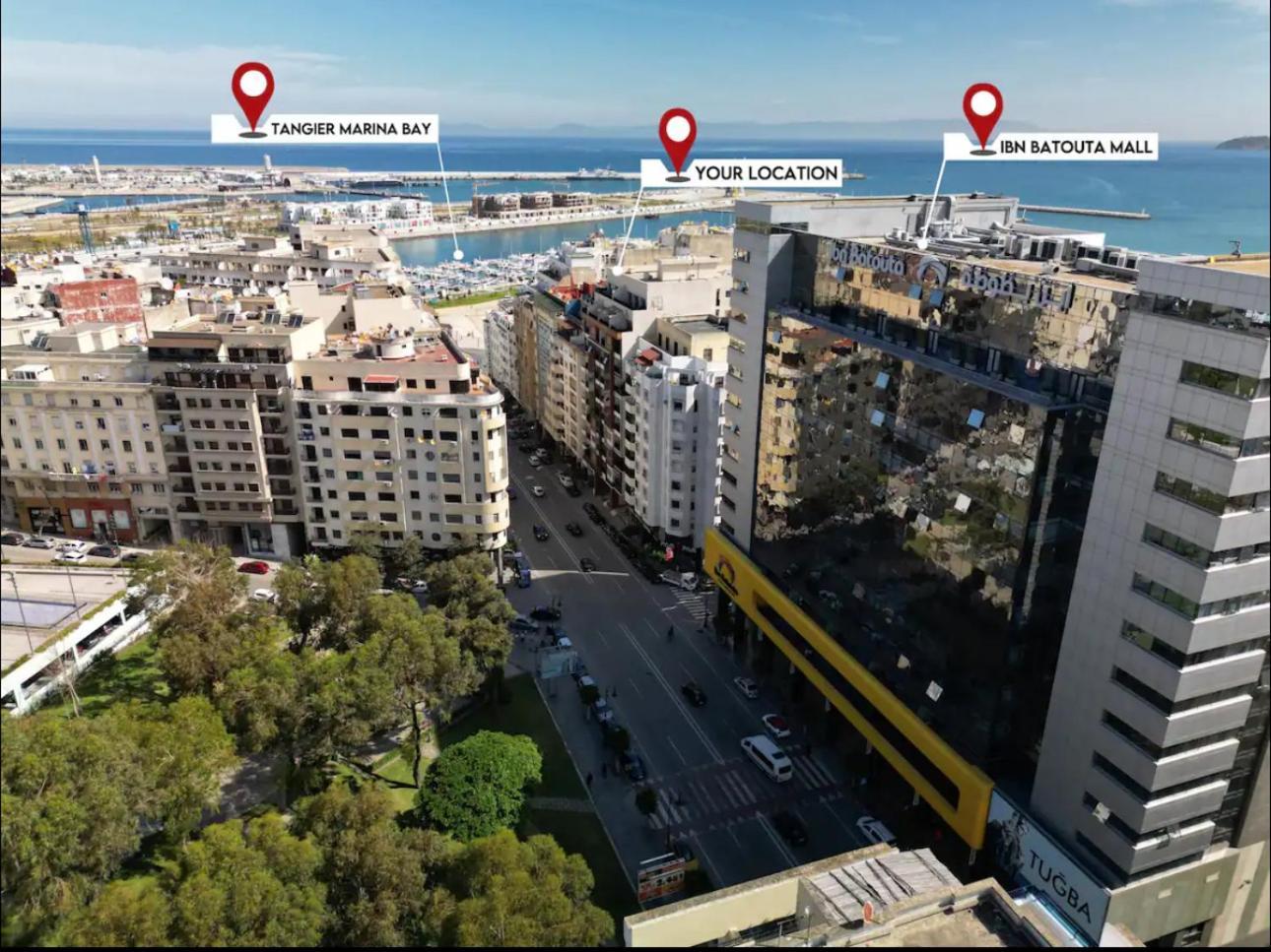 Marina Sea View With Private Parking & Wifi High Speed ! Apartment Tangier